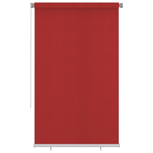 Rolgordijn Voor Buiten Hdpe Rood 140 x 230 cm