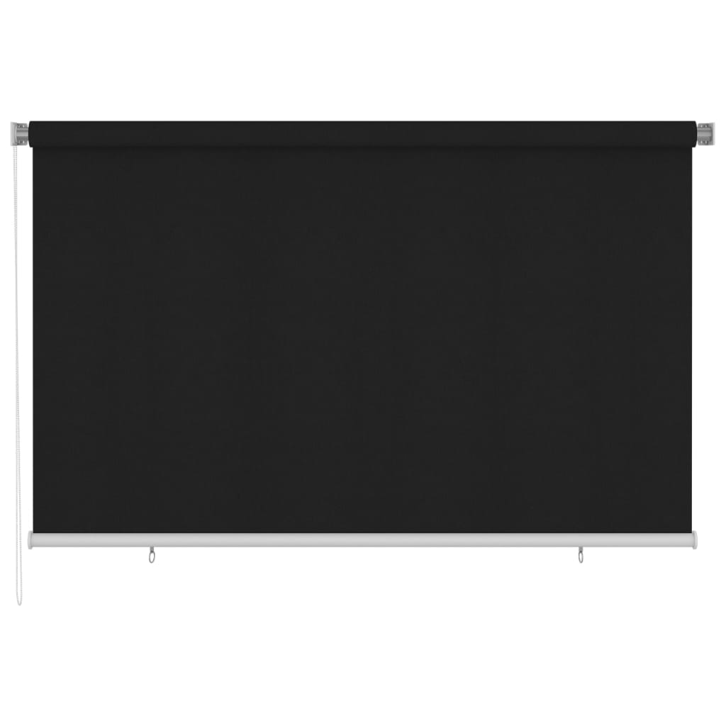 Rolgordijn Voor Buiten 240X140 Cm Zwart 240 x 140 cm