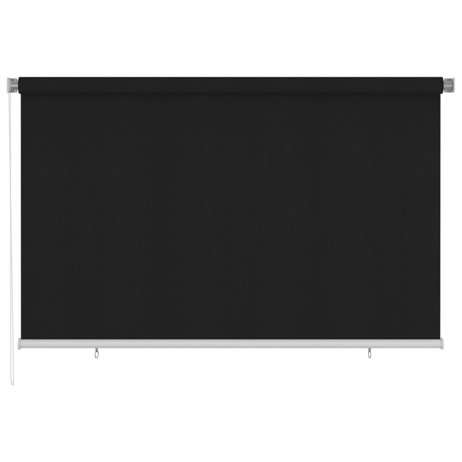 Rolgordijn Voor Buiten 240X140 Cm Zwart 240 x 140 cm