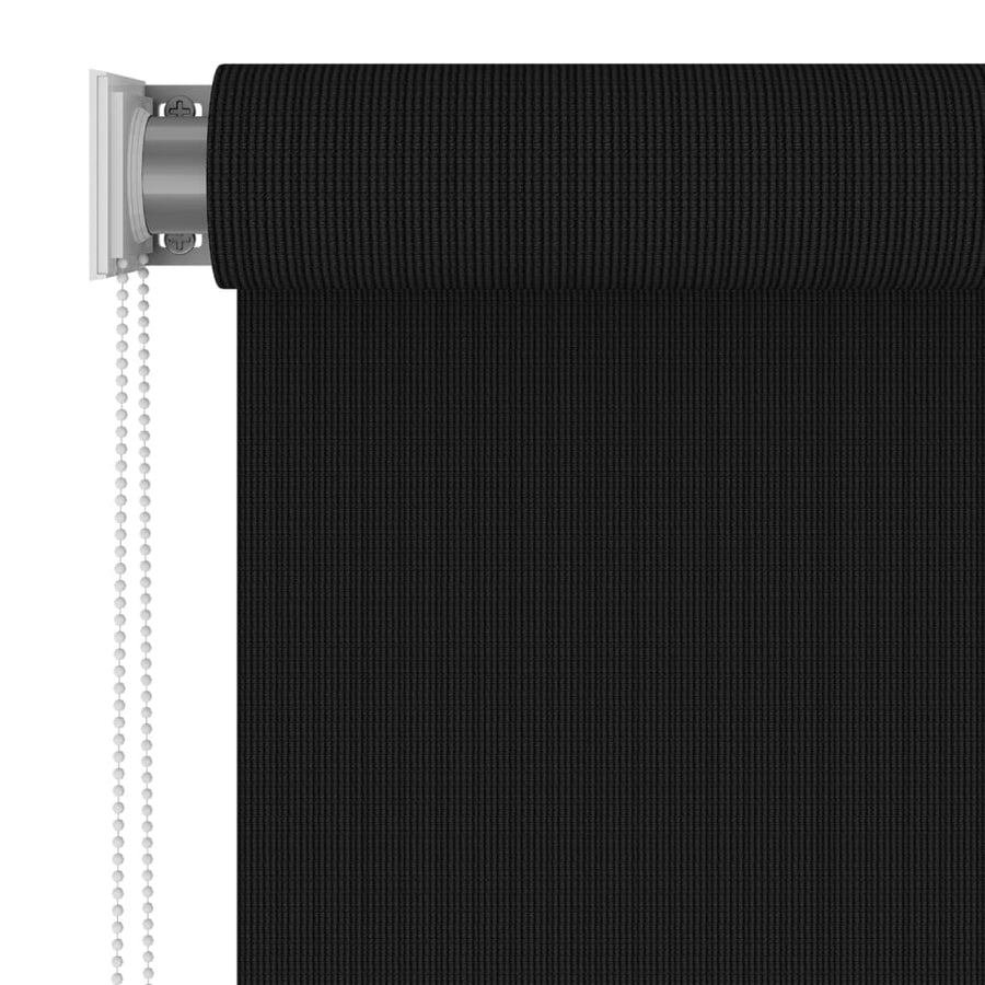 Rolgordijn Voor Buiten 140 x 230 cm Zwart