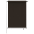 Buiten rolgordijn 100x140 cm bruin HDPE