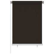 Buiten rolgordijn 100x140 cm bruin HDPE