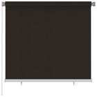 Buitenrollgordijn 160x140 cm bruin HDPE