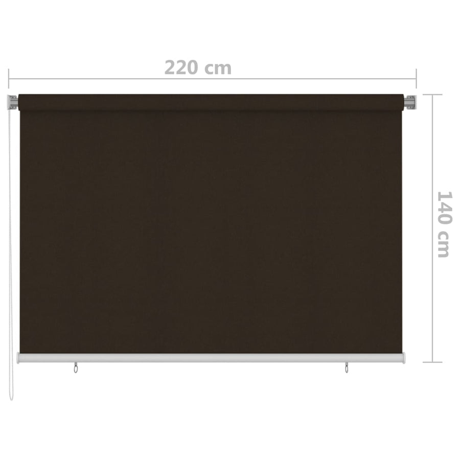 Rolgordijn Voor Buiten 220 x 140 cm