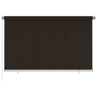 Buiten rolgordijn 240x140 cm bruin HDPE