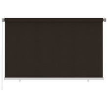 Rolgordijn Voor Buiten 240X140 Cm Hdpe Bruin 240 x 140 cm