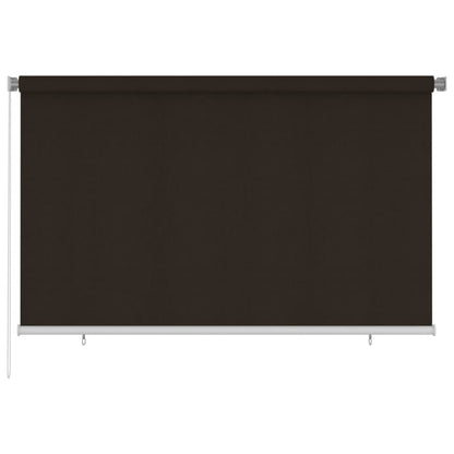 Rolgordijn Voor Buiten 240X140 Cm Hdpe Bruin 240 x 140 cm