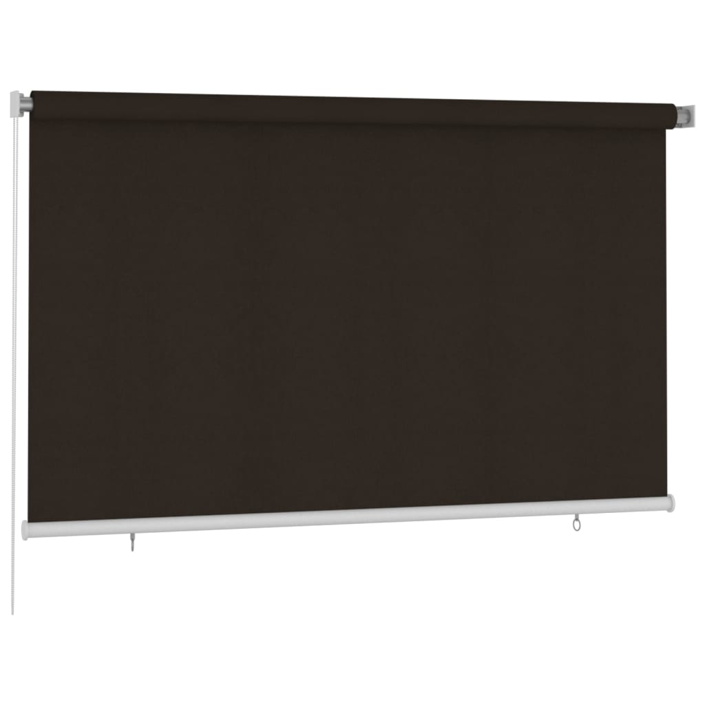 Rolgordijn Voor Buiten 240X140 Cm Hdpe Bruin 240 x 140 cm