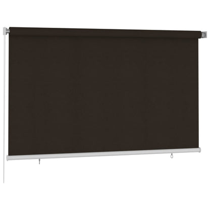 Rolgordijn Voor Buiten 240X140 Cm Hdpe Bruin 240 x 140 cm