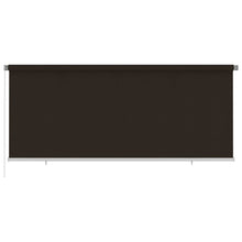 Rolgordijn voor buiten 350x140 cm HDPE bruin