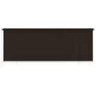 Buitenrollgordijn 400x140 cm bruin HDPE