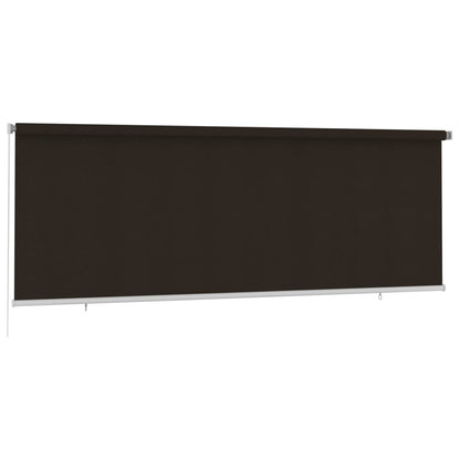 Rolgordijn voor buiten 400x140 cm HDPE bruin