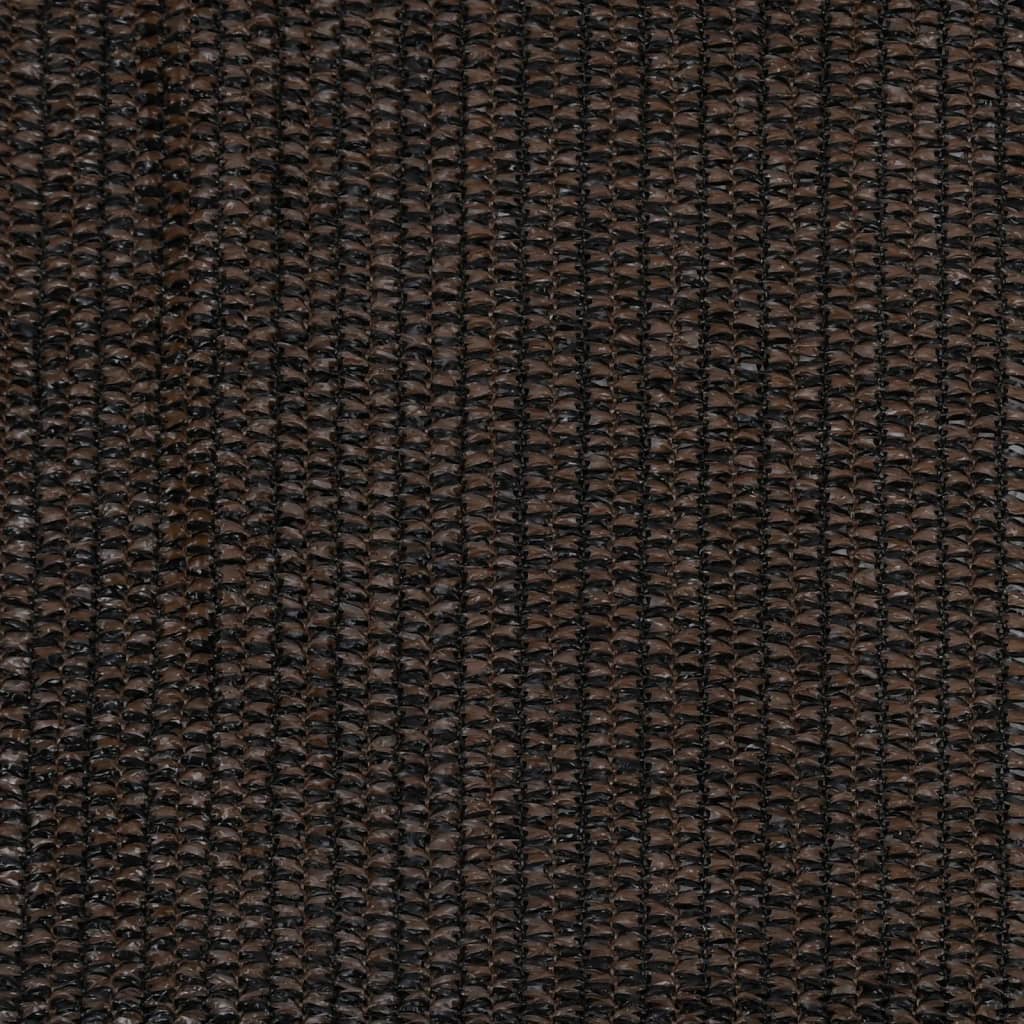 Rolgordijn voor buiten 400x140 cm HDPE bruin
