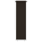 Rolgordijn buiten 60x230 cm HDPE bruin