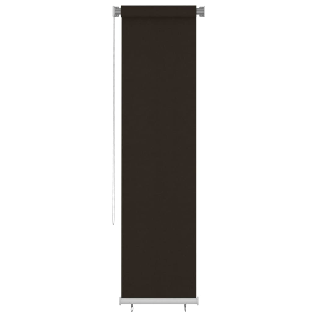 Rolgordijn voor buiten 60x230 cm HDPE bruin