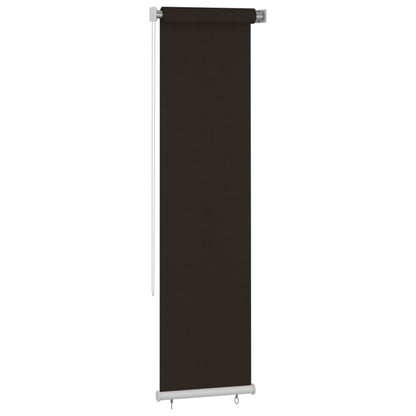 Rolgordijn voor buiten 60x230 cm HDPE bruin