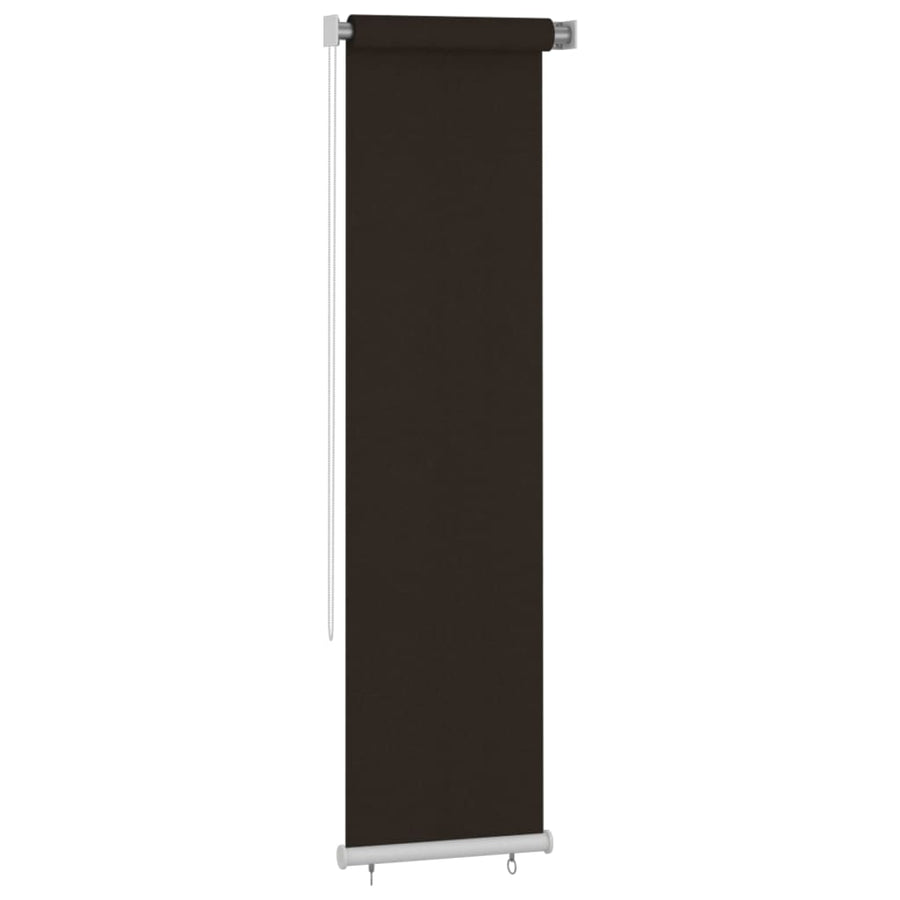 Rolgordijn voor buiten 60x230 cm HDPE bruin