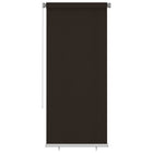 Buitenrollengordijn 100x230 cm HDPE bruin