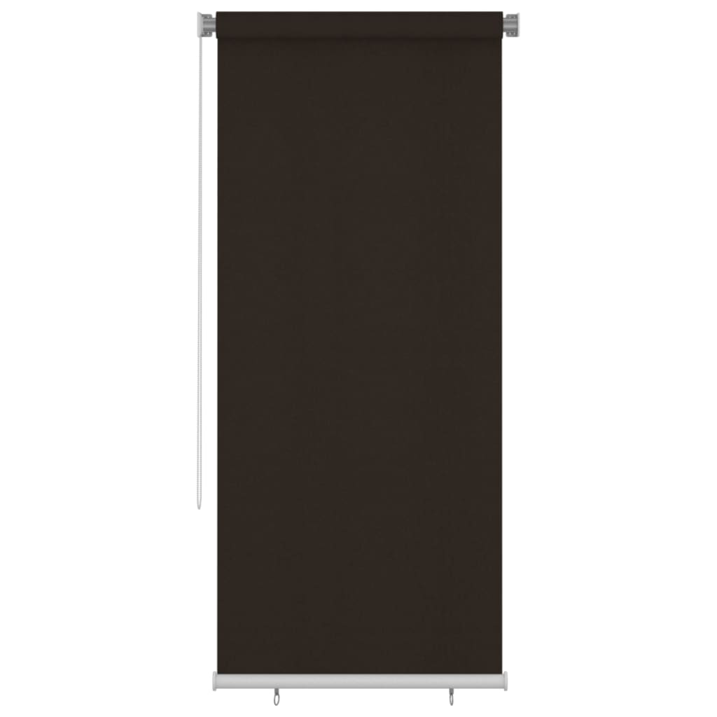 Rolgordijn voor buiten 100x230 cm HDPE bruin