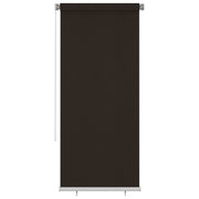 Buitenrollengordijn 100x230 cm HDPE bruin