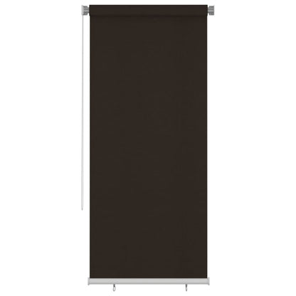 Rolgordijn voor buiten 100x230 cm HDPE bruin