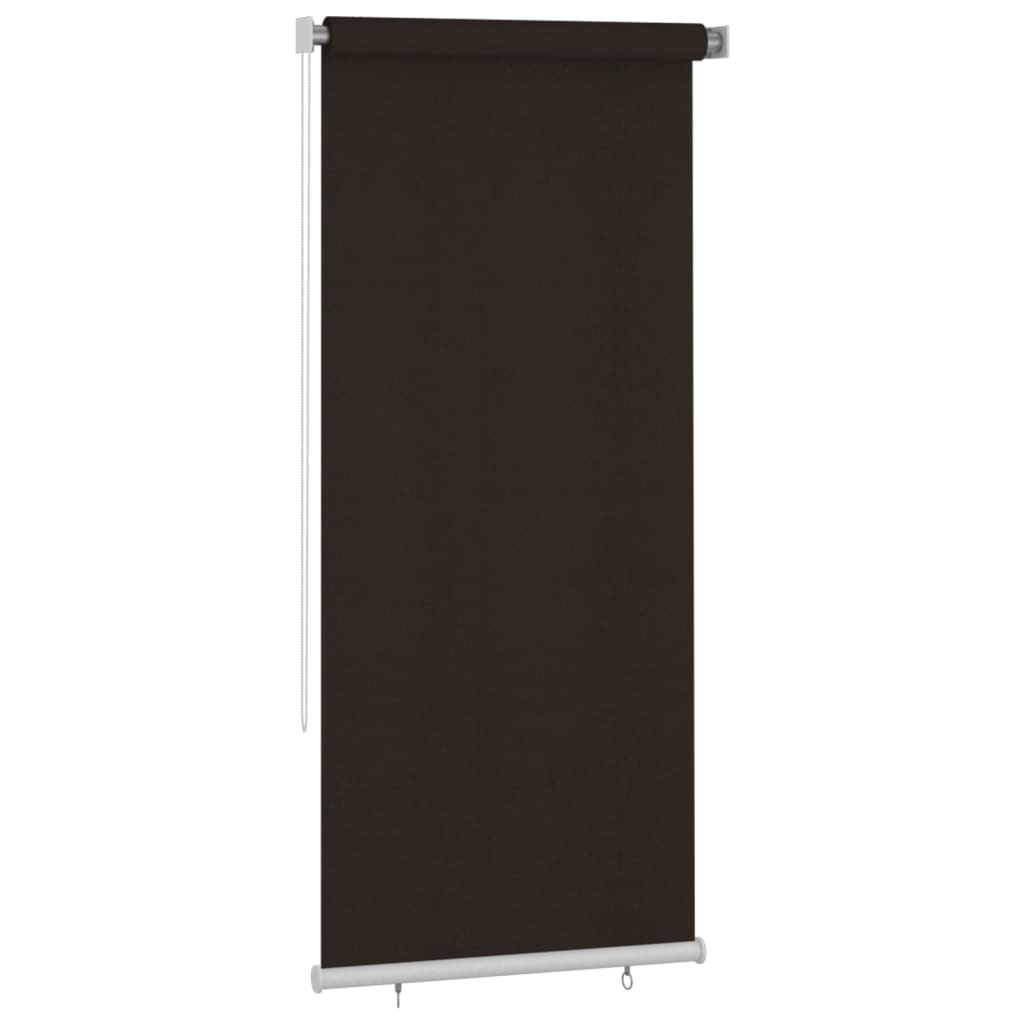 Rolgordijn voor buiten 100x230 cm HDPE bruin