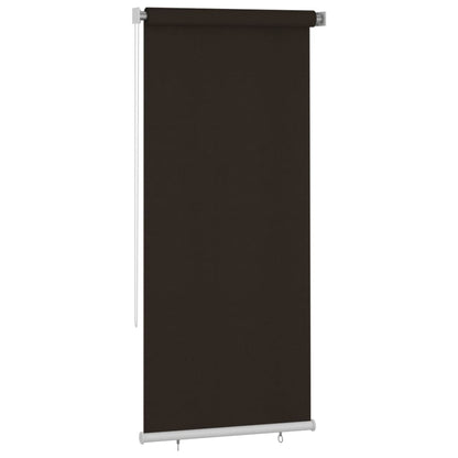 Rolgordijn voor buiten 100x230 cm HDPE bruin