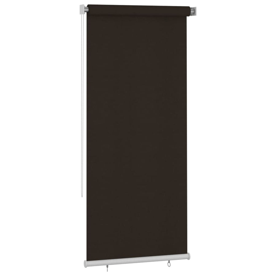 Rolgordijn voor buiten 100x230 cm HDPE bruin