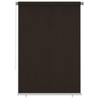 Rolgordijn buiten 160x230 cm bruin HDPE