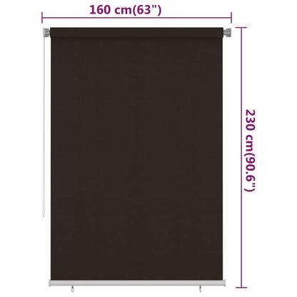 Rolgordijn Voor Buiten Hdpe 160 x 230 cm