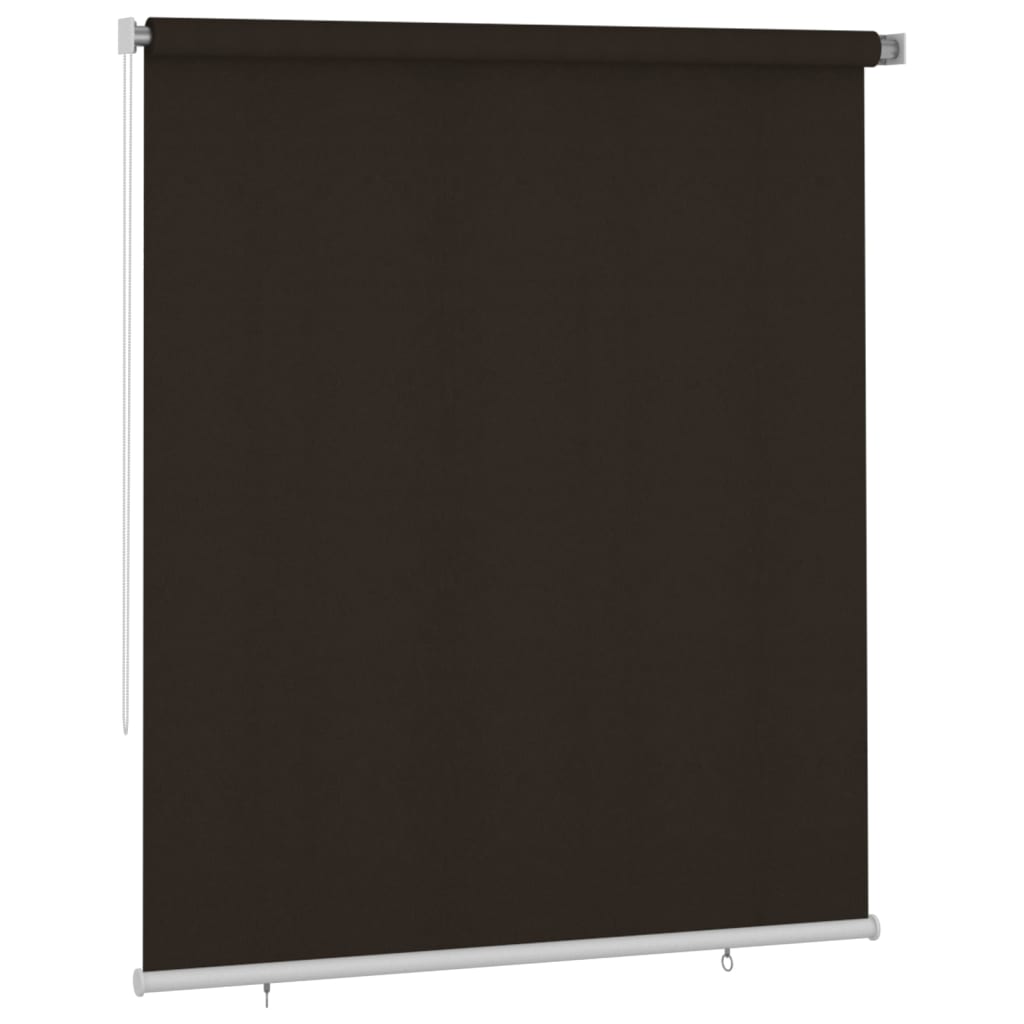 Rolgordijn Voor Buiten 200X230 Cm Hdpe Bruin 200 x 230 cm
