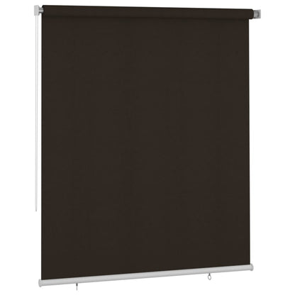 Rolgordijn Voor Buiten 200X230 Cm Hdpe Bruin 200 x 230 cm