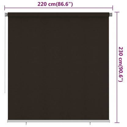 Rolgordijn Voor Buiten Hdpe 220 x 230 cm