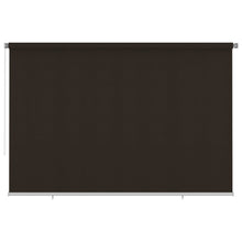 Rolgordijn voor buiten 350x230 cm HDPE bruin