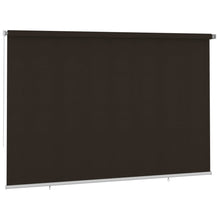 Rolgordijn voor buiten 350x230 cm HDPE bruin