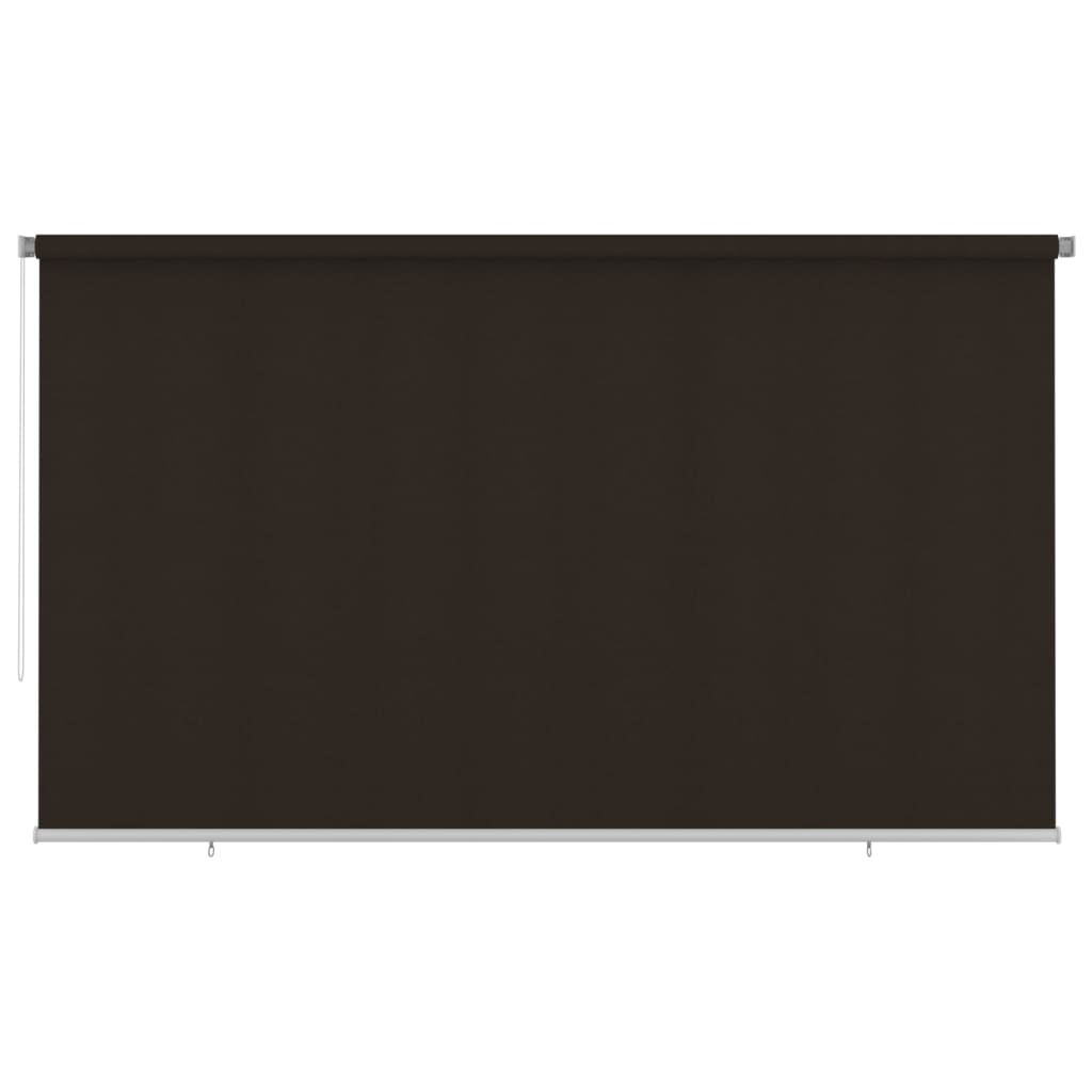 Rolgordijn voor buiten 400x230 cm HDPE bruin