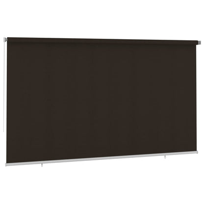 Rolgordijn voor buiten 400x230 cm HDPE bruin