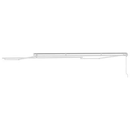 Markies Handmatig Wit 5 × 3,5 m Metaal