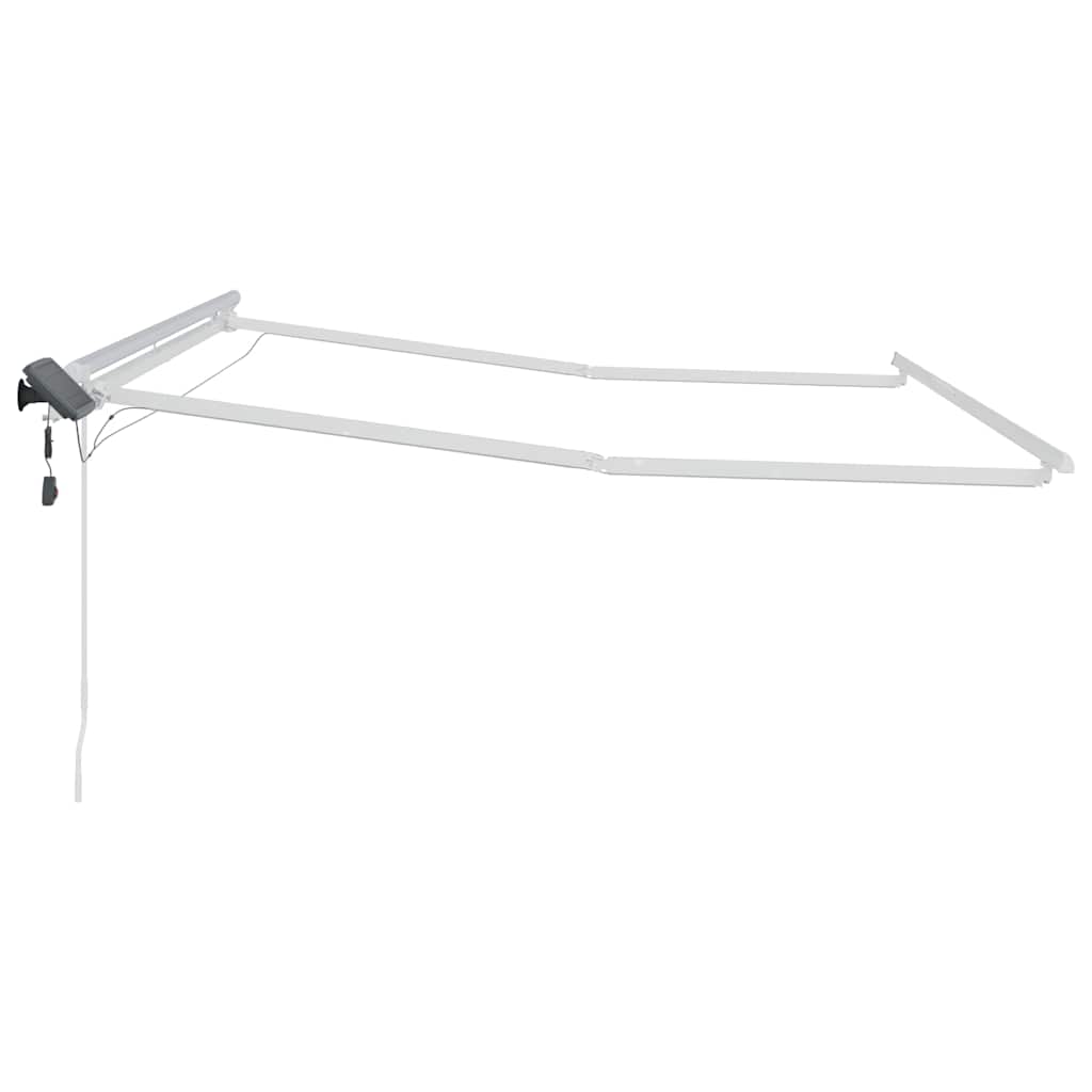 Markies met Handmatig Wit 3,5 x 2,5 m Metaal