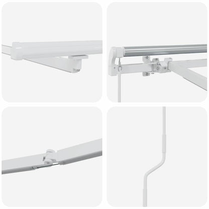 Markies Handmatig Wit 5 x 3 m Metaal