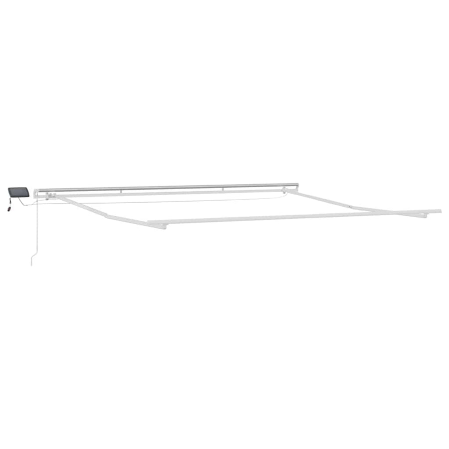 Markies met Handmatig Wit 5 × 3,5 m Metaal