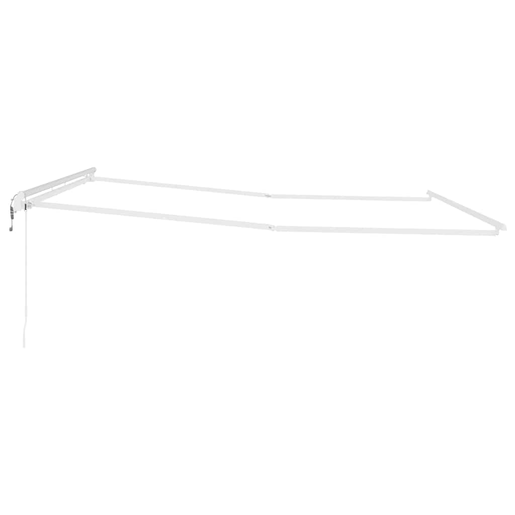 Markies Handmatig Wit 4 × 3,5 m Metaal
