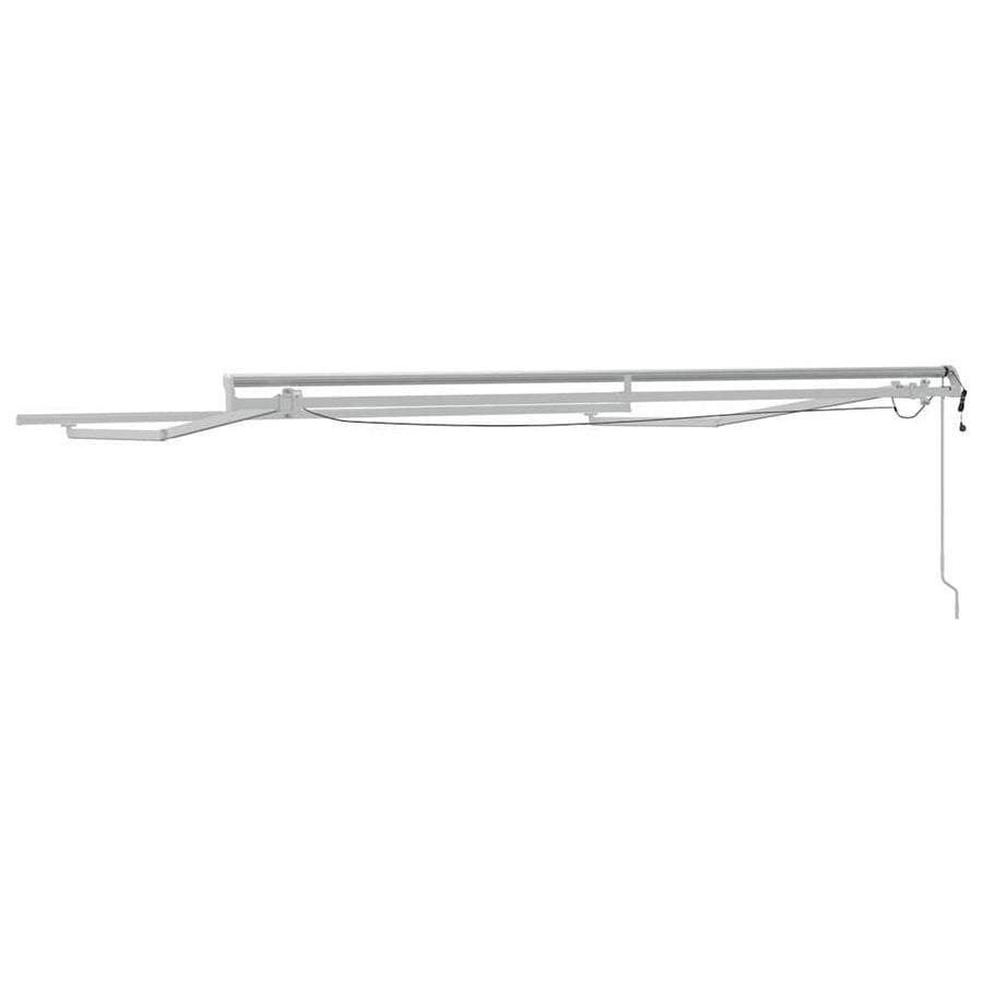 Zijde Frame Wit 3 x 2,5 m Aluminium
