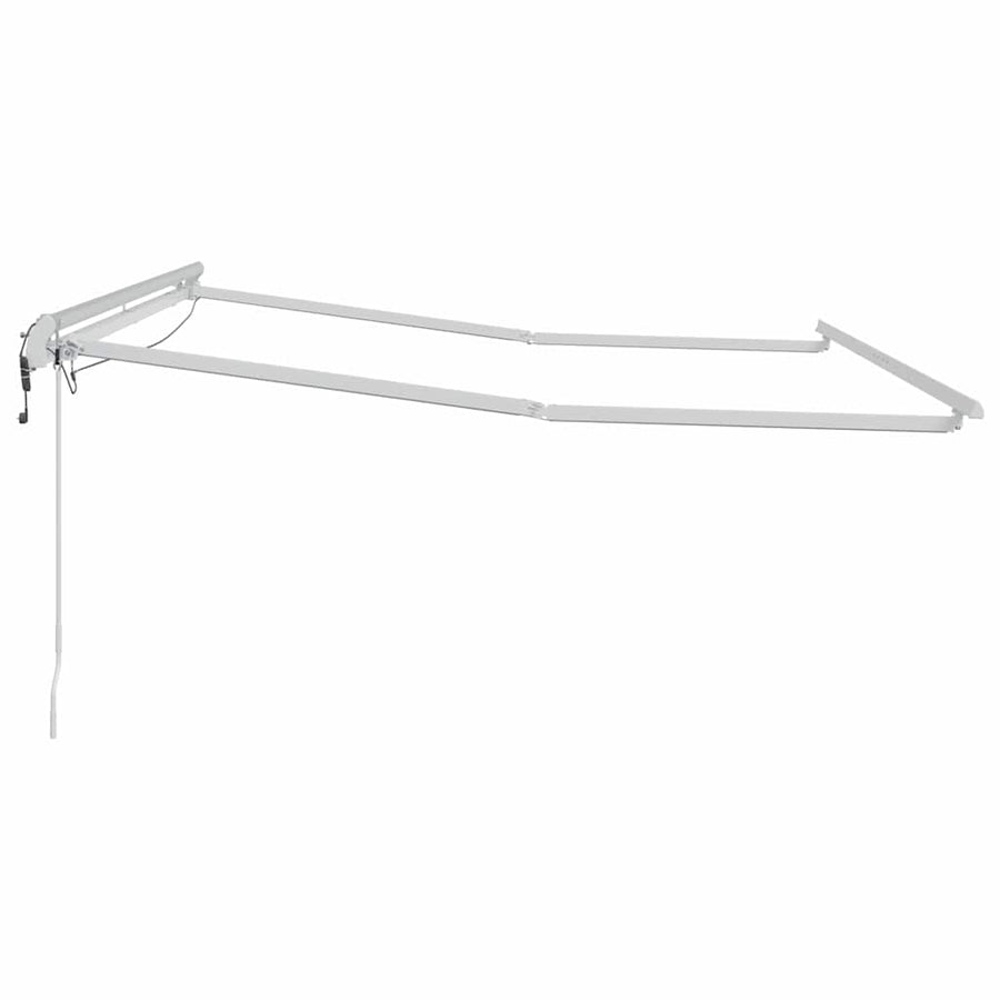Zijde Frame Wit 3 x 2,5 m Aluminium