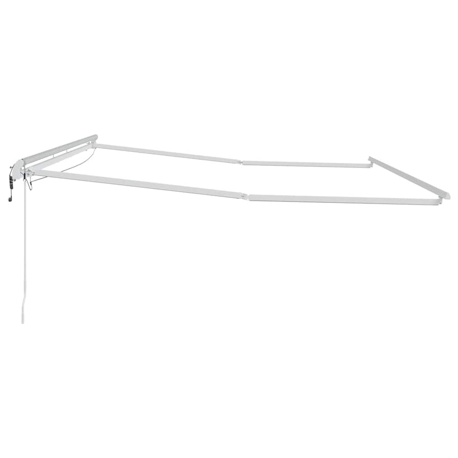 Markies met Handmatig Wit 4,5 × 3 m Metaal
