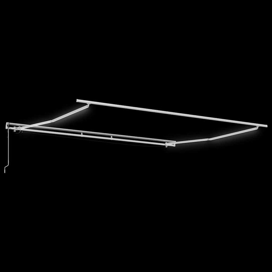 Markies Met Metaal 4 × 3,5 m Wit Elektrisch (met LED en weersensor)