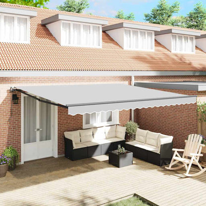 Markies Handmatig Antraciet 4,5 × 3,5 m Metaal