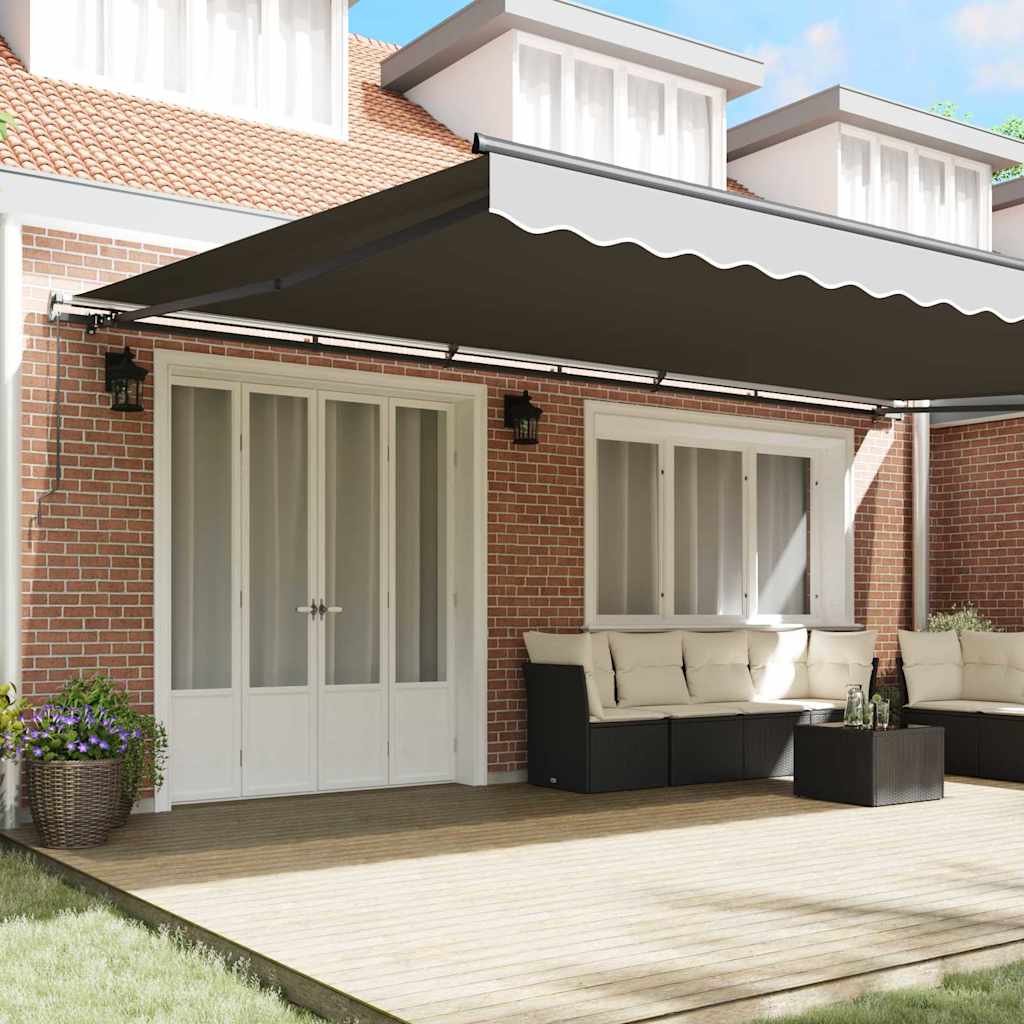 Markies Handmatig Antraciet 6 × 3,5 m Metaal