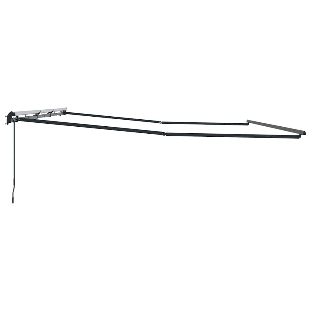Markies Handmatig Antraciet 6 × 3,5 m Metaal