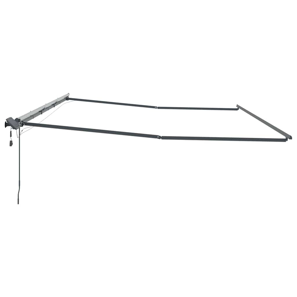 Markies met Handmatig Antraciet 6 x 3 m Metaal